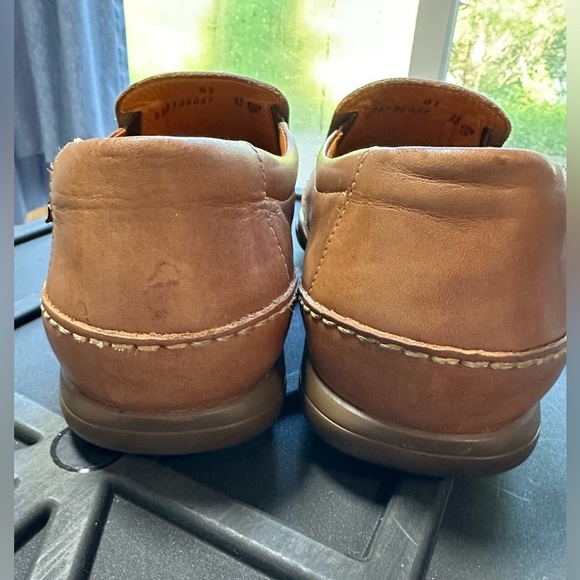 Mephisto Brown Leather Slip-On Loafers Size 10 Cool Air - Picture 6 of 9